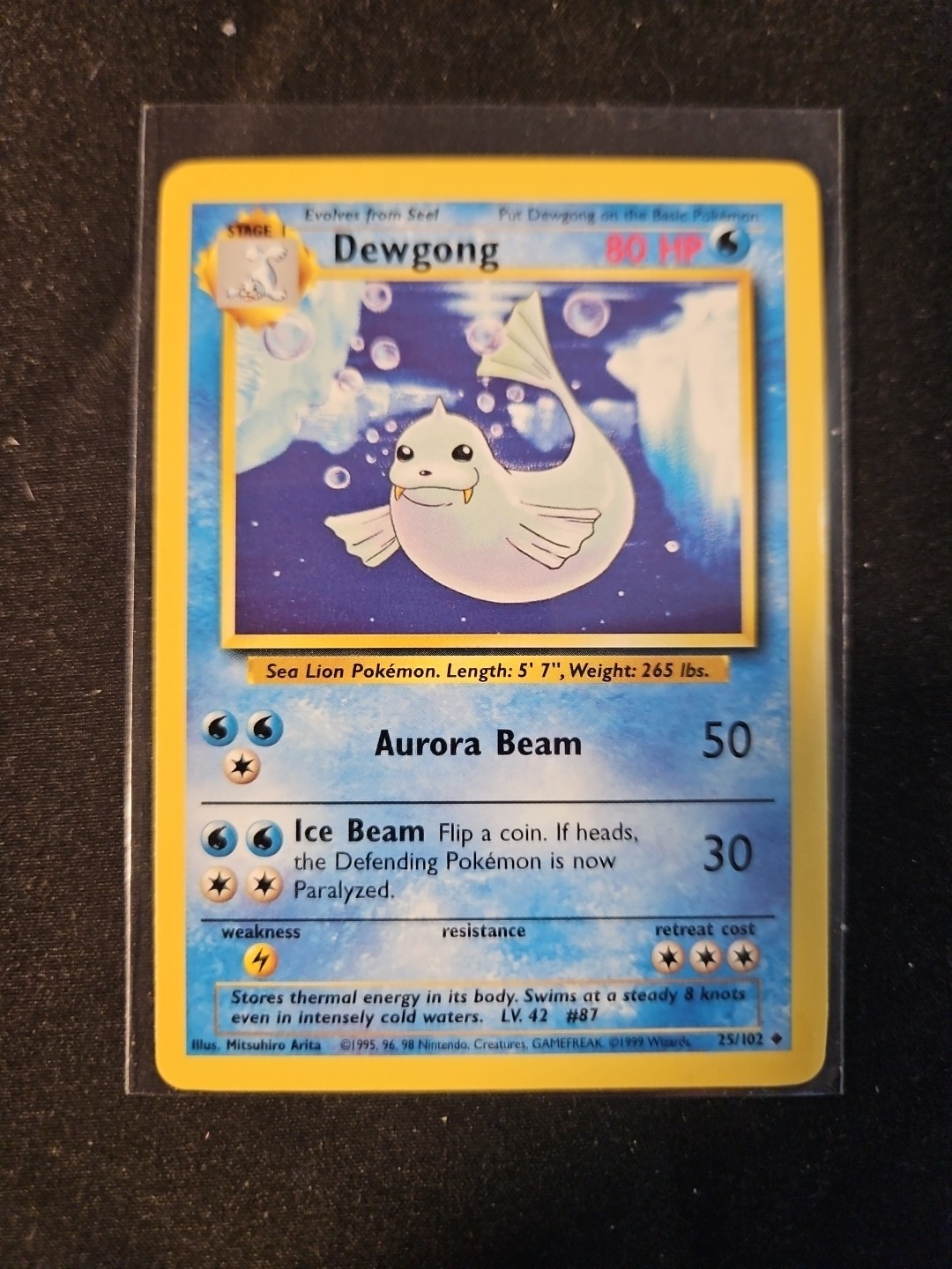 Dewgong 025/102 WoTC Base Set Uncommon - Pokemon TCG - LP