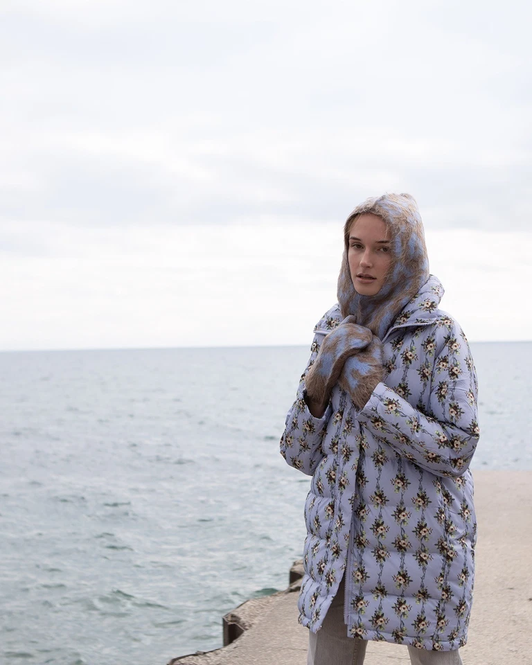 Rachel Antonoff $525 Aislado Jemma Floral Invierno Chaqueta para Nieve Parka Para Mujer’s S Foto 2 de 4