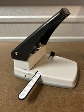 Desktop ID Card Hole Punch Tool for Name Badges - Three in One Slot Puncher with