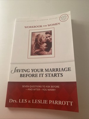 Saving Your Marriage Before It Starts Workbook for Women: Seven Ques - VERY GOOD