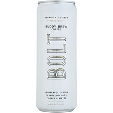 Buddy Brew Organic Cold Brew Coffee Bolt Original 10.5oz 12 Pack 11.43 per pound