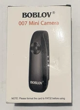 Boblov 007 Mini Clip On Camera 560 mAh High Capacity Lithium Polymer Battery