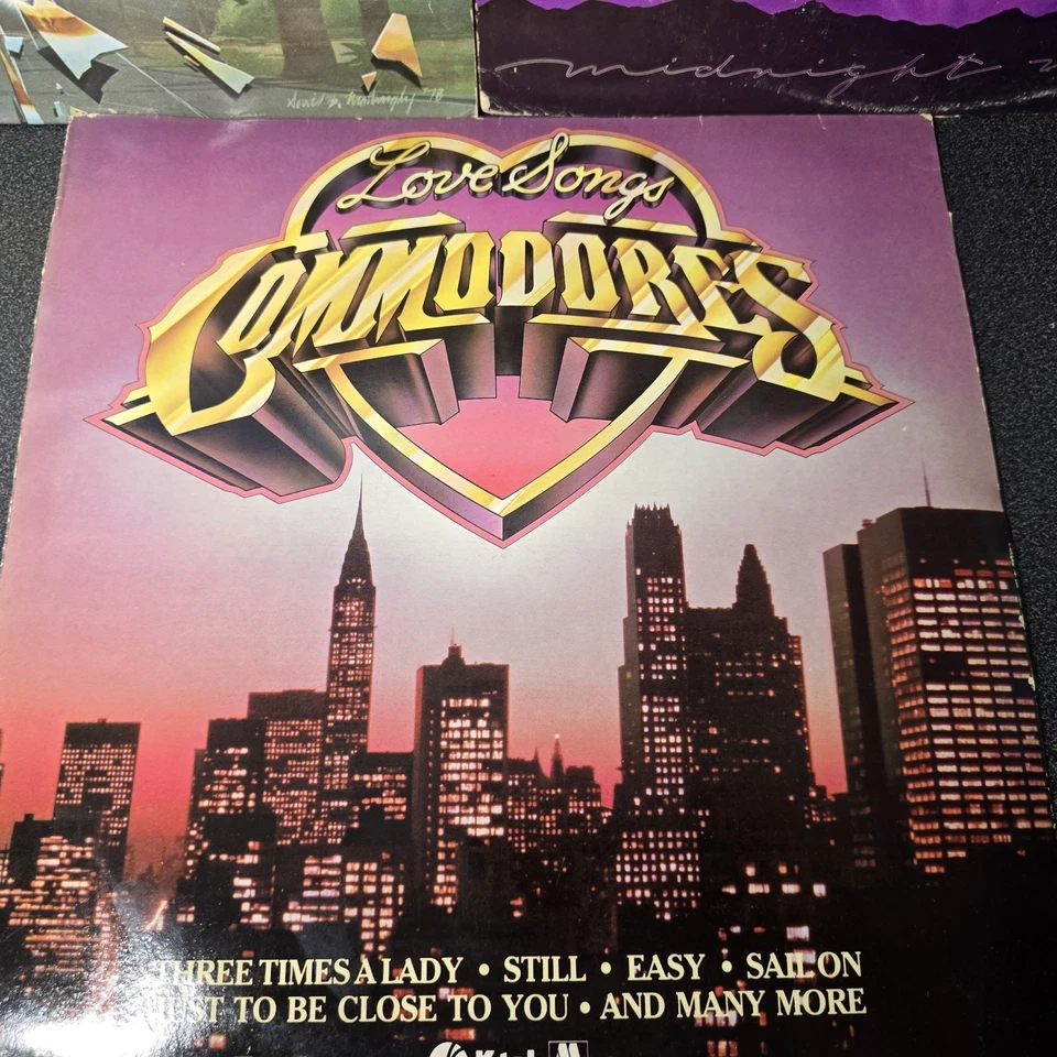 Commodores x3 Love Songs 12" Vinyl Record VG+/VG+ Album - Image 4 of 4