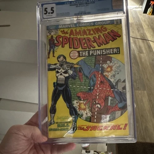 Marvel Amazing Spider-Man #129 CGC 5.5 Key Issue First Punisher Appearance 1974