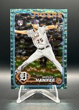 2024 Topps Brenan Hanifee Rookie Aqua Foil /399 #369 Detroit Tigers