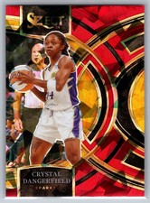 2024 Select WNBA Crystal Dangerfield Red Ice #131 Los Angeles Sparks