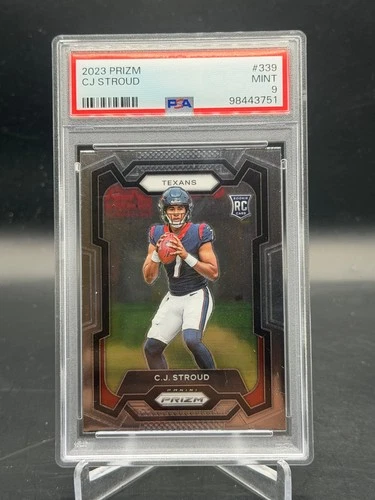 2023 Panini Prizm CJ Stroud Rookie RC #339 PSA 9 PC