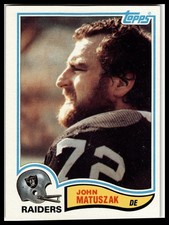 1982 Topps #195 John Matuszak
