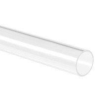 26mm ID x 30mm OD x 305mm Rigid Acrylic Pipe for Crafts Round Tube Clear
