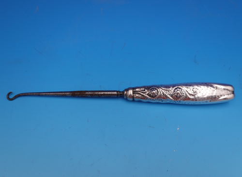 La Fantasy by Whiting Sterling Silver Button Hook 9 1/8