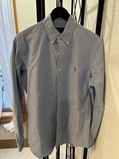 Polo Ralph Lauren Men s Classic Fit Oxford Shirt Medium M Blue
