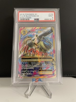 Mega Blastoise EX - 102/108 - Pokemon XY Evolutions - Full Art - PSA 9 - English