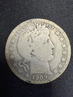 1909-D Barber Silver Quarter Dollar 25C #2326