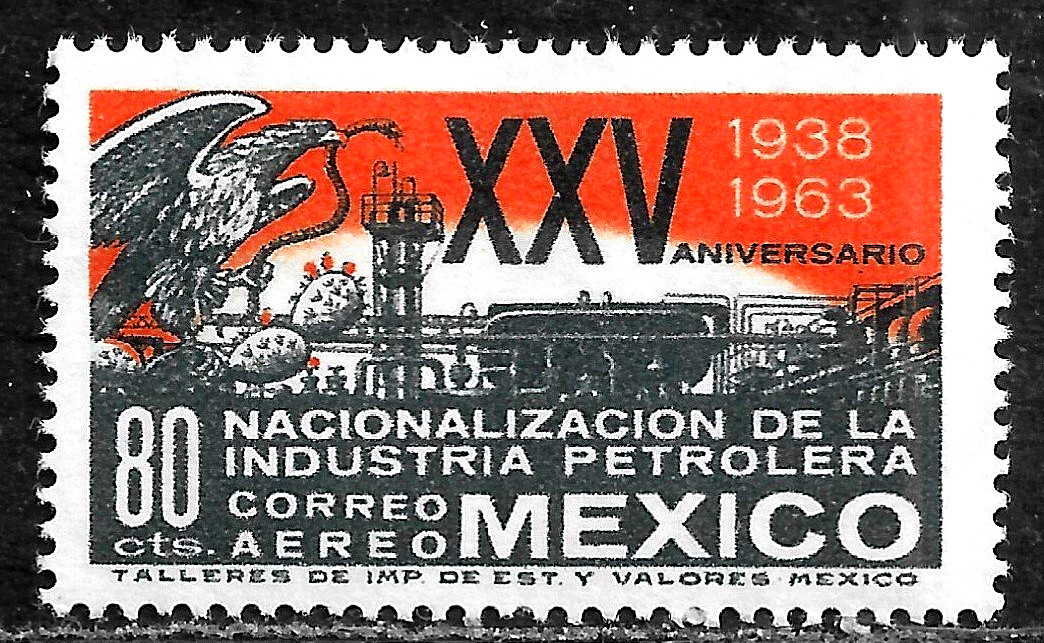 HICK GIRL- MNH. MEXICO STAMP   SC#C270   1963  OIL INDUSTRY   Z126