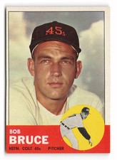 1963 Topps Bob Bruce #24 Houston Colt .45s
