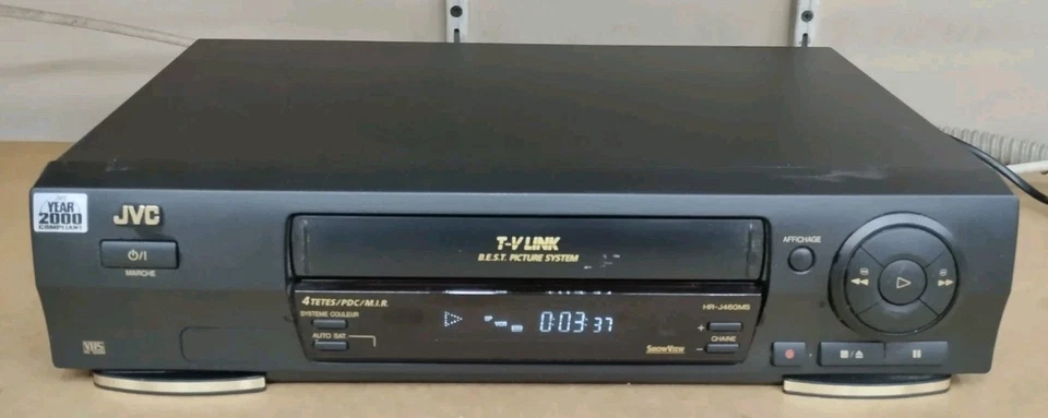 JVC HR-J460 VIDEOREGISTRATORE VHS 4 TESTINE CON TELECOMANDO  - Immagine 2 di 4