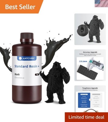 Upgraded Standard 3D Printer Resin, 405nm SLA Fast UV-Curing Resin, High Prec...