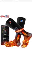 Heated Socks Men Women Washable Rechargeable APP Control 22.2WH Battery Size S