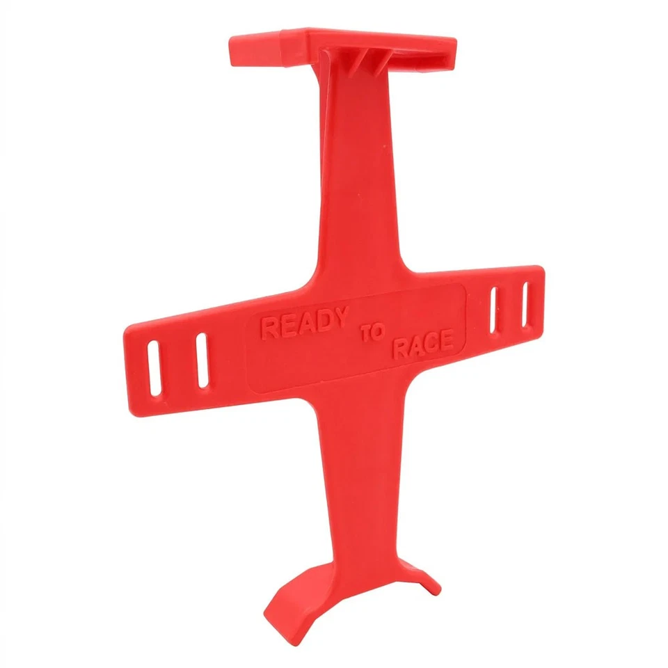 Motorcycle Fork Guard Suspension Support Transportation Tie Down Seal Saver Red - Image 4 of 4