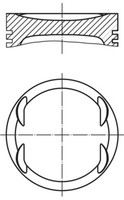 Mahle Kolben 011 69 00 FüR J96 S93 Zafira Opel Vectra Irmscher CC Corsa Astra
