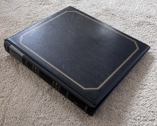 Blue Westminster Cover Album z 10 liśćmi.