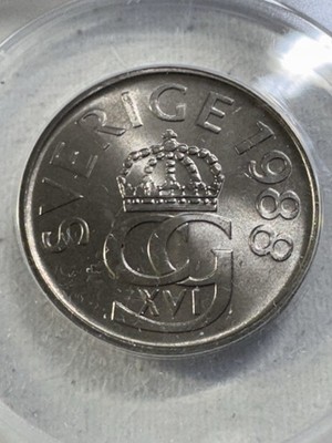 1988-D Sweden 5 Kronor Graded MS 67 by ANACS | eBay