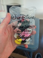 Walt Disney World Minnie Mouse Mini Bean Kellogg's Exclusive Still in Package