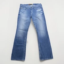 Big Star Jeans Womens 29R Remy Bootcut Thick Stitch Lowrise Denim Rodeo Ranch