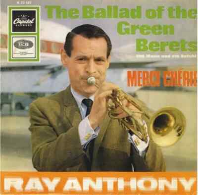 Ray Anthony The Ballad Of The Green Berets Vinyl Single 7inch NEAR MINT