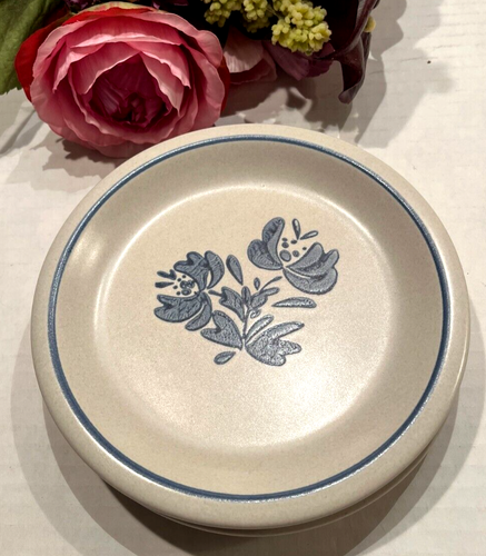 Vtg Pfaltzgraff Yorktowne Stoneware SET of 3 Bread Dessert Plates 6.75” USA - Picture 8 of 8