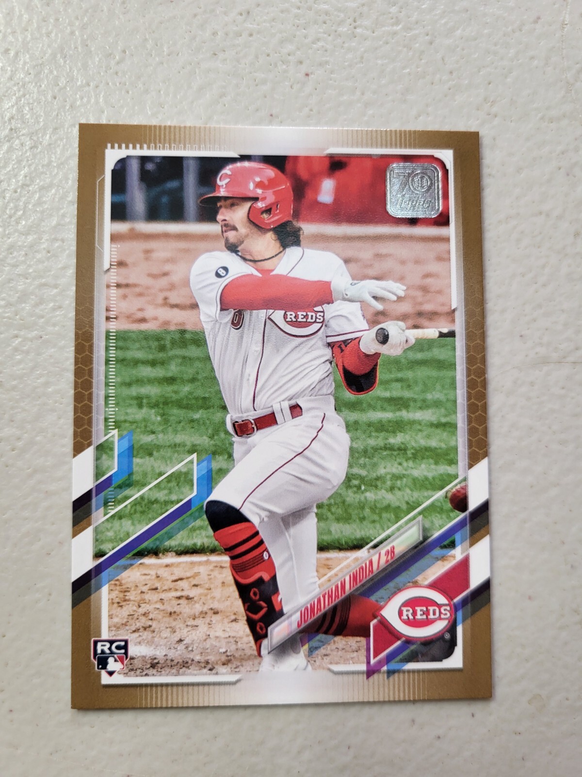 Jonathan India 2021 Topps Update Gold Foil Cincinnati Reds #US286 NM