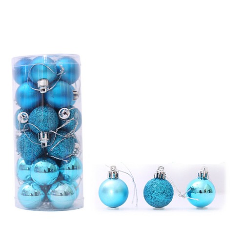 24-PCS-Christmas-Tree-Ball-Baubles-Party-Wedding-Hanging-Ornament-Supplies-New