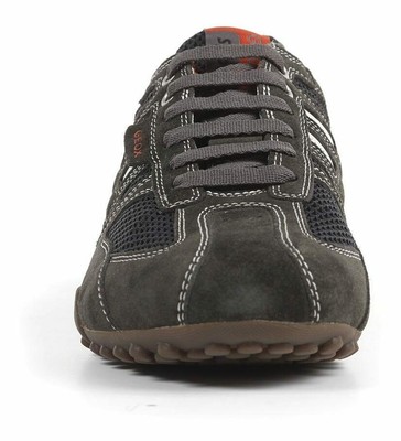 Geox Respira Uomo Snake K Men's Sneakers Low Shoes U4207K Dk Grey off White  | eBay