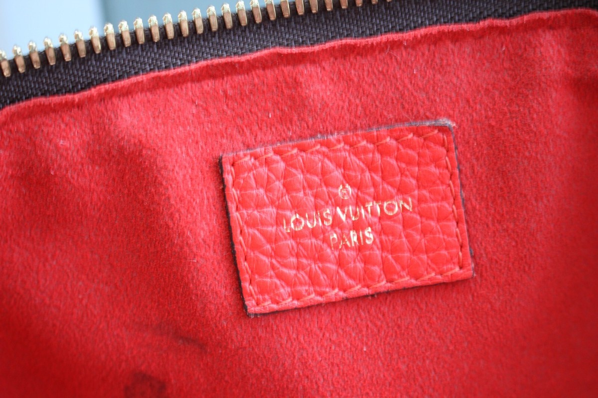 LOUIS VUITTON Estrela MM NM Monogram Cerise Red Tote Shoulder Bag 