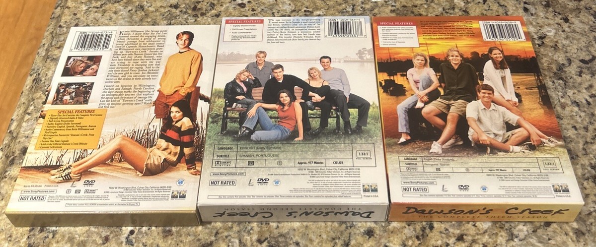 DAWSON'S CREEK SEASONS 1,2 &3 COMPLETE DVD SET. EXCELLENT | eBay