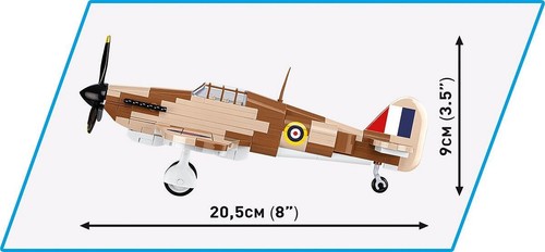 COBI, HAWKER Hurricane MK.1 – 138 Pièces, échelle 1/48, COB5866 - Photo 5/7
