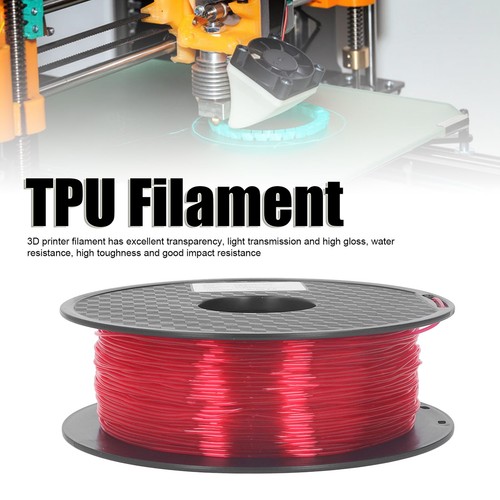 (Clear Red)1Kg TPU Filament For 3D Printing Pen 3D Printing Filament Bundle - Picture 5 of 23