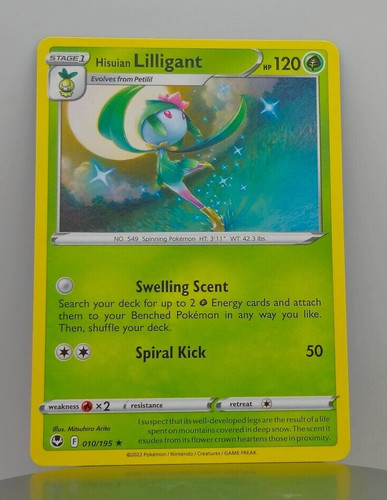 Hisuian Lilligant - SWSH12: Silver Tempest - SWSH12 - 10/195 - Pokemon