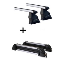 Dachtr&auml;ger Menabo Tema+Skitr&auml;ger Alu 4Paar Ski f&uuml;r f&uuml;r Mercedes A-Klasse W169 04