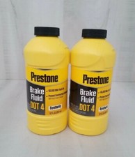 Prestone DOT 4 Synthetic Brake Fluid - 12 oz. 12 Ounce 50.000 Mile Fluid Life