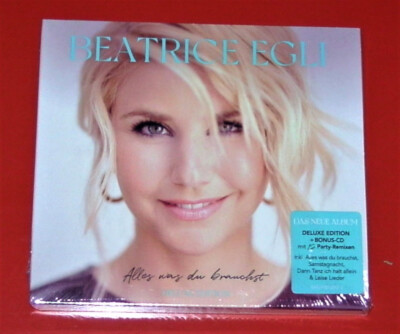 BEATRICE EGLI ALLES WAS DU BRAUCHST DELUXE EDITION DOPPEL CD IM DIGIPAK NEU OVP