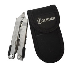 Gerber Multi Plier Multi Tool Pliers 12 In 1 6-5/8" Opened MP600 Stainless Steel