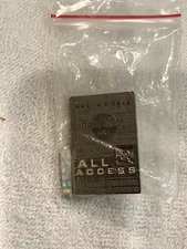 HRC Hard Rock Cafe All Access Pin W/ Bag NEW