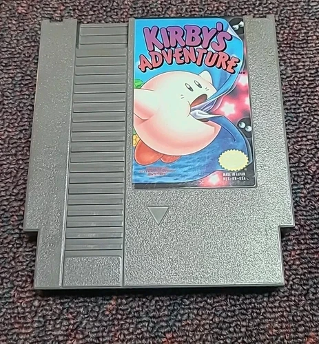 Kirby's Adventure (Nintendo) NES (100% Authentic!) Tested & Works Well! (Mint!)