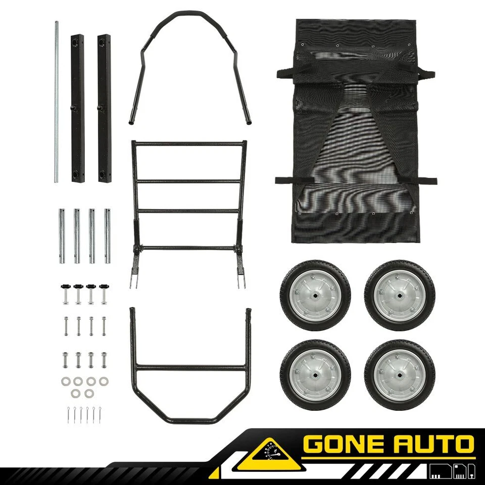 Carro de recuperación de juego de ciervos plegable multiuso de capacidad de 500 lb apto para Hawk Crawler Foto 3 de 4