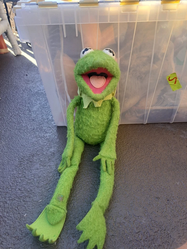 Vintage 1976 Fisher Price Kermit the Frog 18” Stuffed Plush Doll Jim Henson RARE - Image 2 of 4