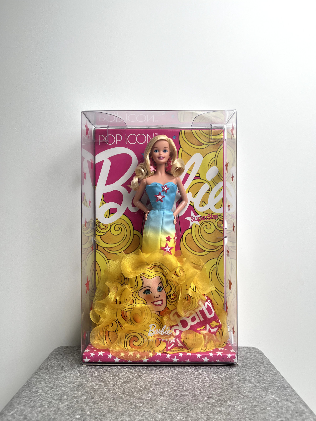 Barbie 2010 Pop Icon poupée de collection vintage mannequin avec robe de soirée rose