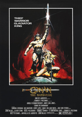 Conan The Barbarian (1982) Movie Film POSTER Plakat #336