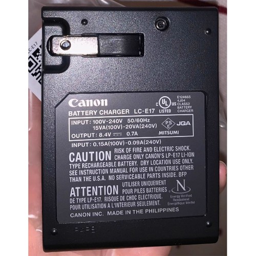 Original Genuine Canon LC-E17 Battery Charger for LP-e17 For EOS RP T7i T8i T6i - Picture 3 of 3