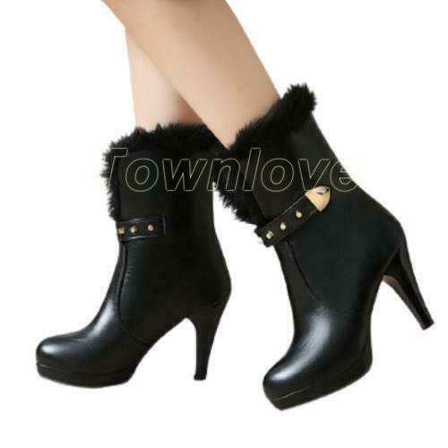 Round Toe Kitten Heel Lolita Shoes 